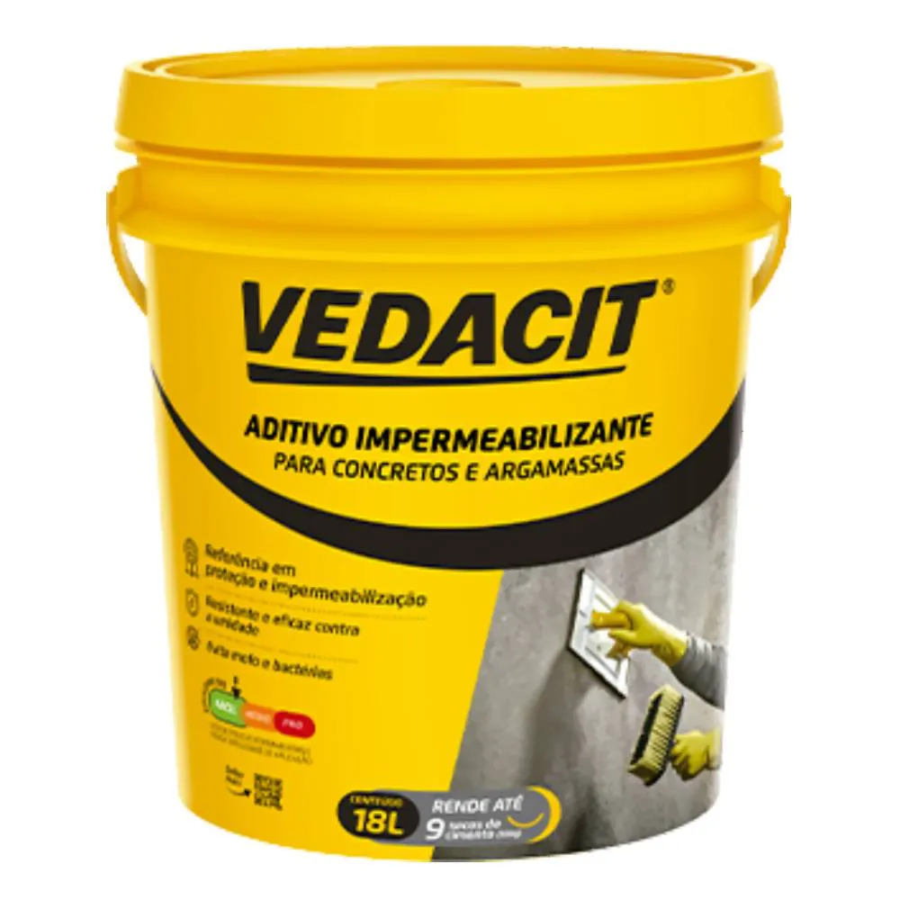 Aditivo Impermeabilizante Vedacit Balde 18L