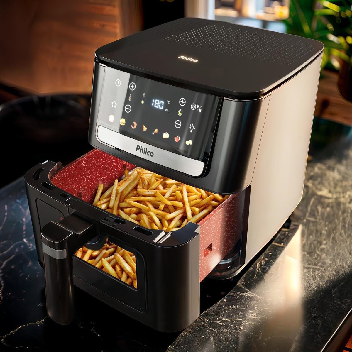 Air Fryer Philco 6,5L Visor Glass 1700W PAF65 Bivolt — foto 2