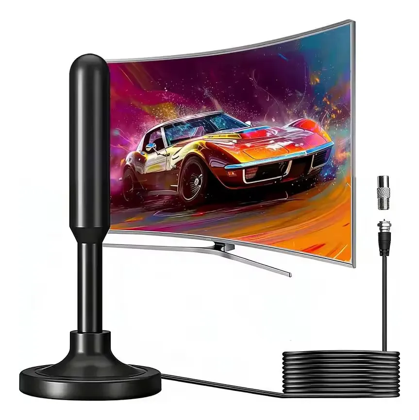 Antena Digital Copa Do Mundo Sbt Hdtv 4k Cabo 3m Tv Aberta