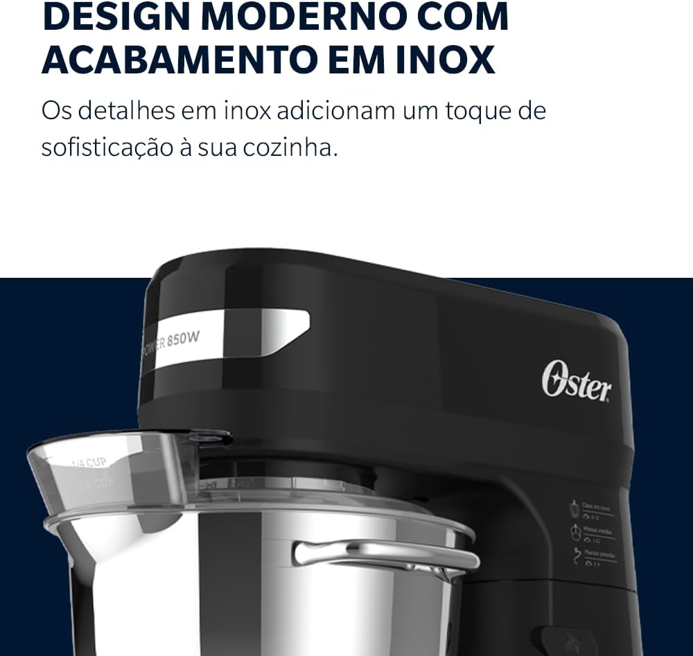 Batedeira Planetária 850W de Alta Potência — foto 4