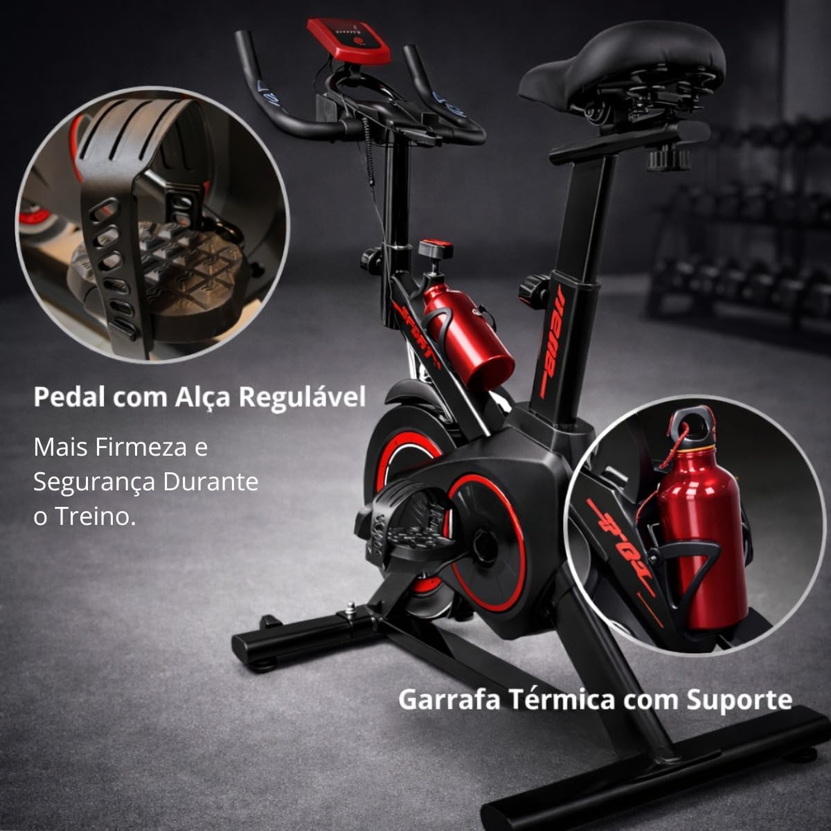 Bike Ergometrica Bicicleta Ergometrica Bike Spinning Silenciosa Vertical Modelo Premium — foto 2