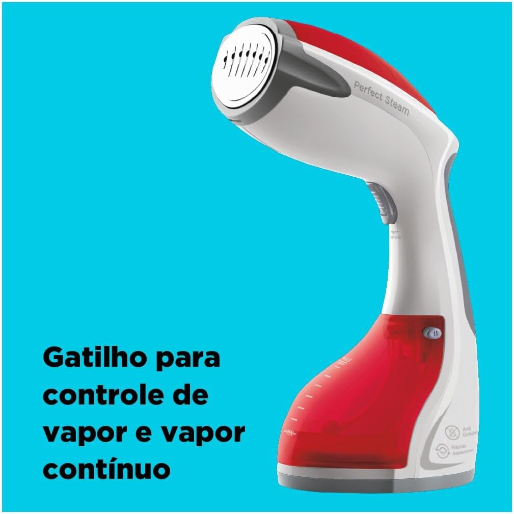 BLACK+DECKER Vaporizador de Roupas Portátil BDV2000V 1200W Vermelho 110V — foto 6
