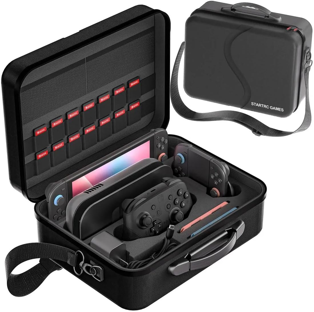 Bolsa De Transporte Para Nintendo Switch 2 Com Alça (Preto)