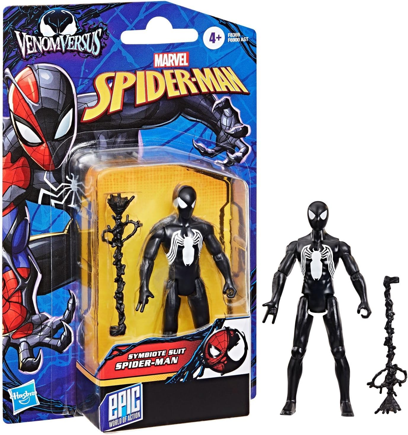 Boneco Homem-Aranha Traje Preto Figura Articulada 10 cm — foto 3