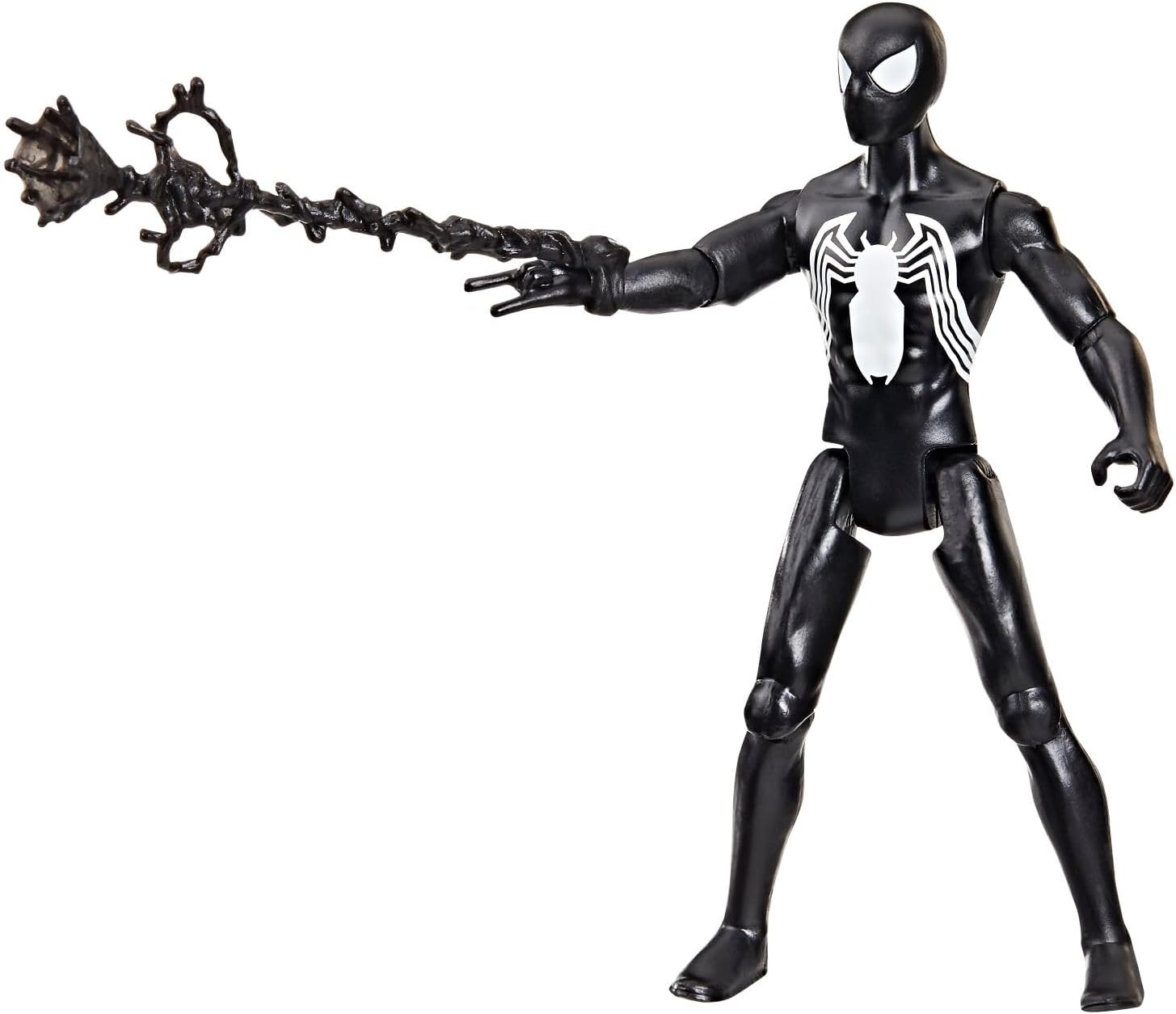 Boneco Homem-Aranha Traje Preto Figura Articulada 10 cm