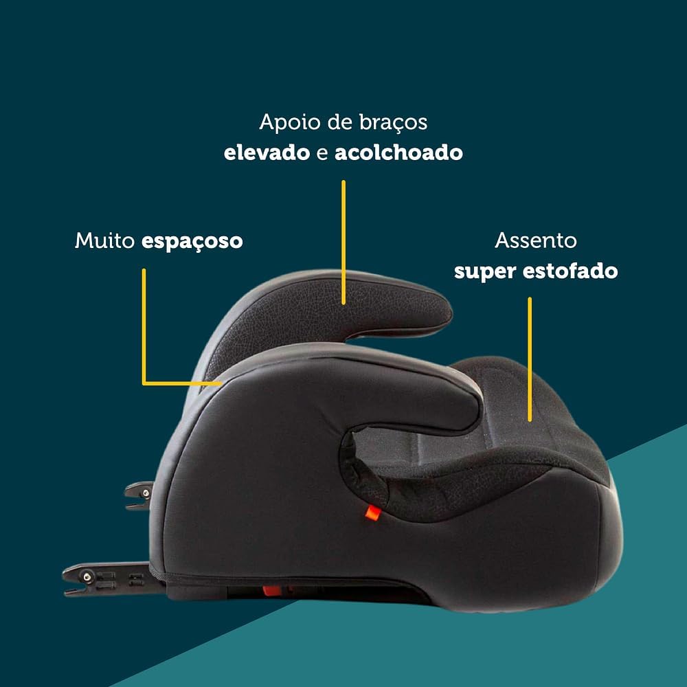 Booster Safety 1st, Trackfix, com Isofix, Black — foto 3