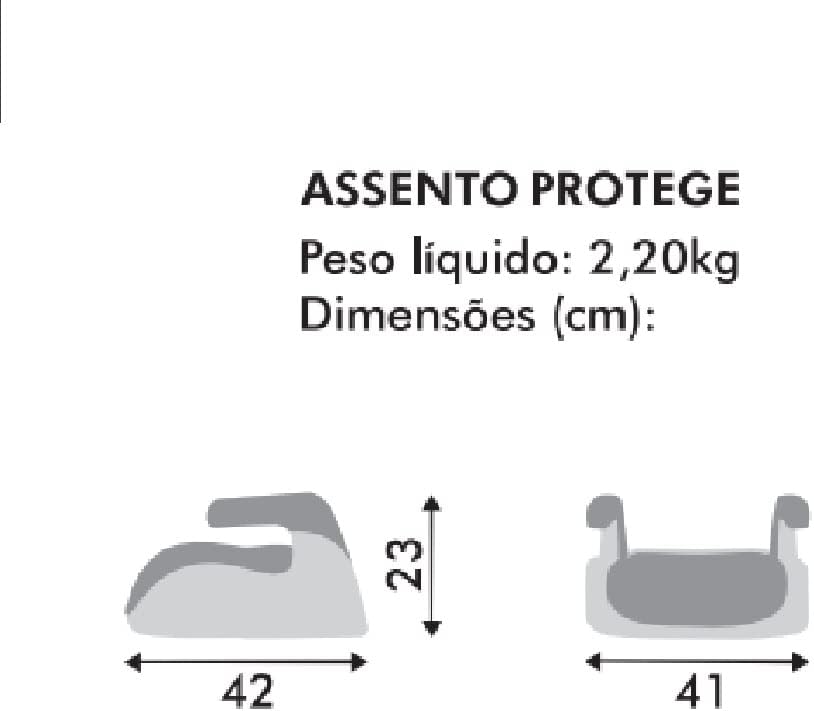 Burigotto Assento Protege Mesclado Cinza — foto 4