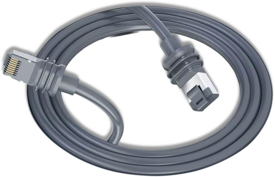 Cabo Starlink Gen 3 de 30,5 m, à prova d'água, substituição de satélite, padrão V3, cabo externo para antena de satélite retangular Starlink Gen3