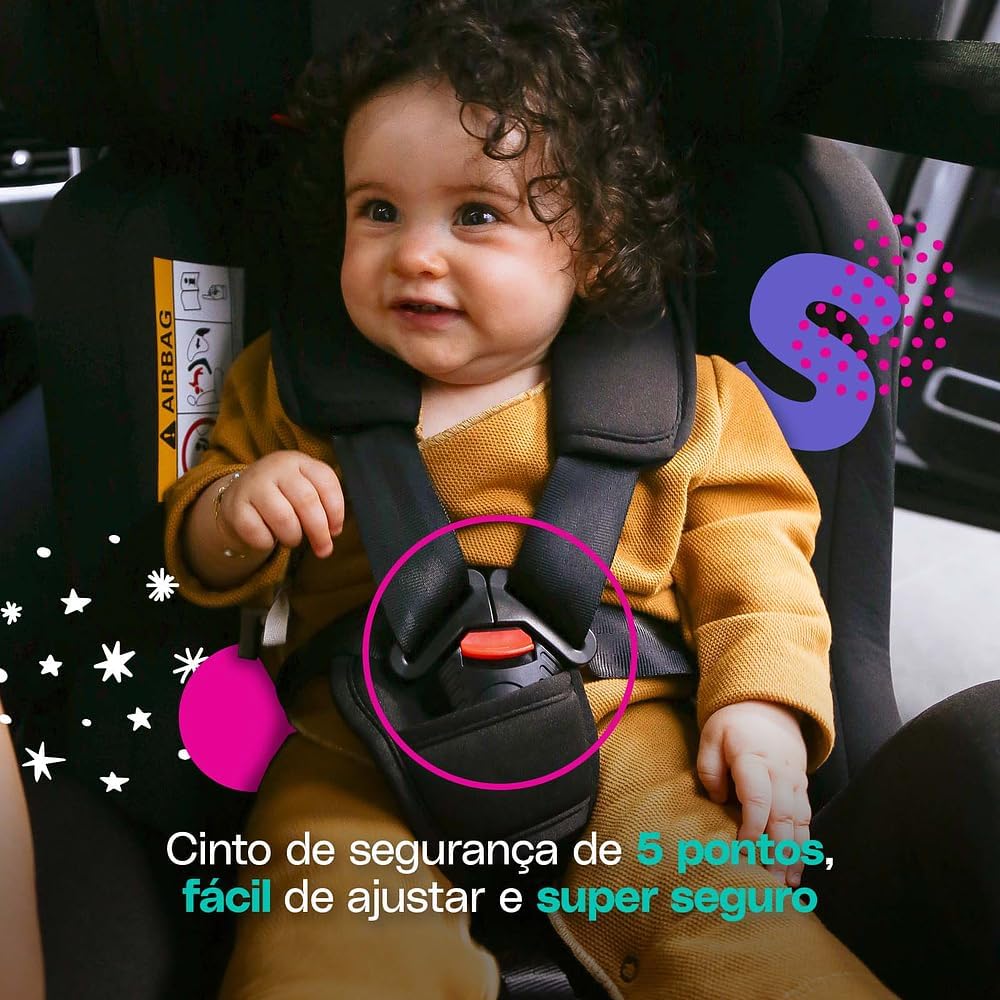 Cadeirinha para Auto até 36kg com 2 Posições de Inclinação — foto 5