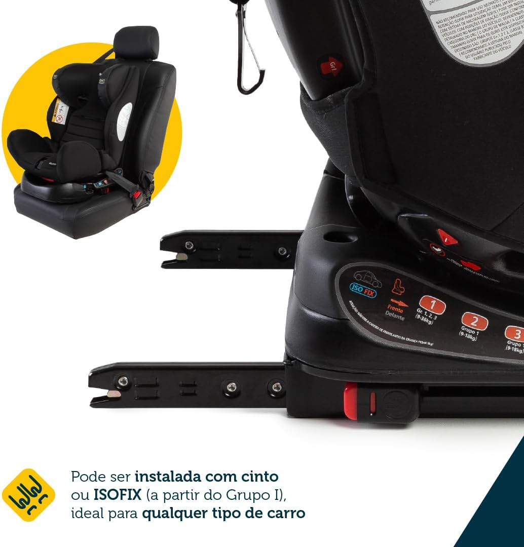 Cadeirinha para Auto Multigrupos 0 a 36kg com Air Protect — foto 5