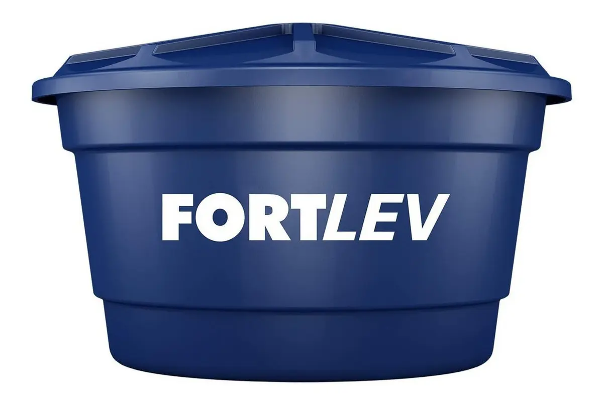 Caixa d água Fortlev 2000L Vertical Polietileno Azul 1.89m