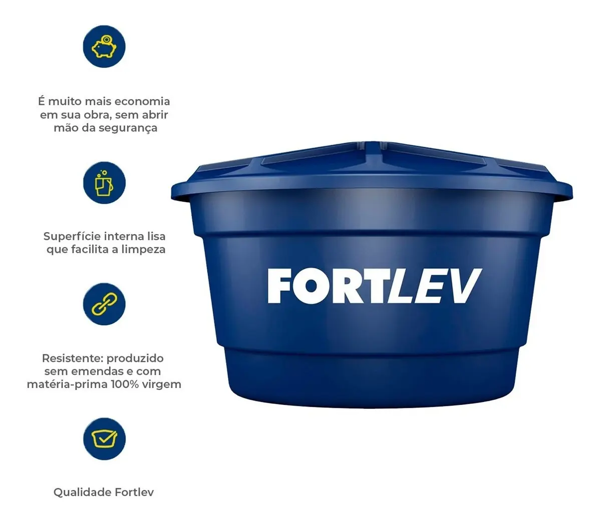 Caixa d'água vertical polietileno 250L — foto 4