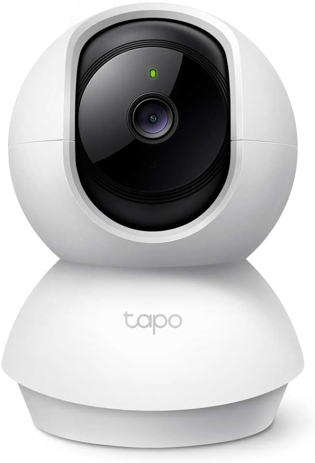 Camera de Segurança Wi-Fi 360º, 1080p Full HD TP-Link Tapo C200, Visão Noturna, Audio de duas vias, Detecção de Movimentos, Trabalha com Alexa, 512G de Armazenamento Local, Armazenamento na 
