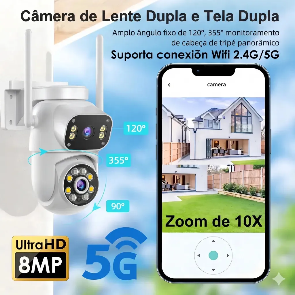 Câmera de vigilância externa MVPsmart - Bivolt 110V/220V — foto 3