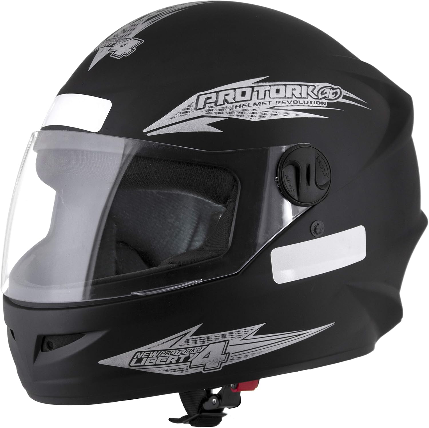 Capacete Automotivo com Viseira 2mm e Fechamento Micrométrico