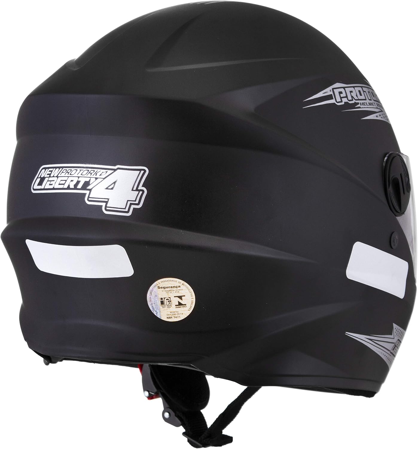 Capacete Automotivo com Viseira 2mm e Fechamento Micrométrico — foto 5