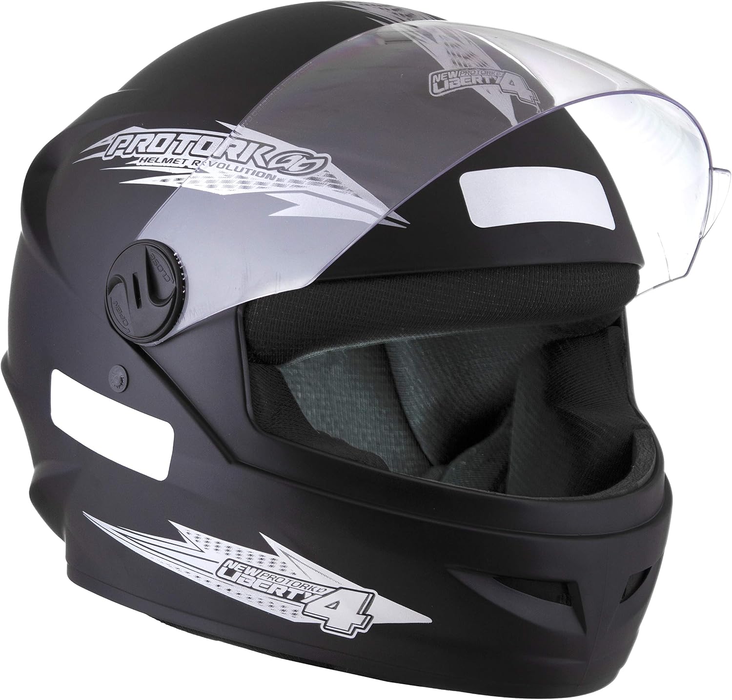 Capacete Automotivo com Viseira 2mm e Fechamento Micrométrico — foto 2