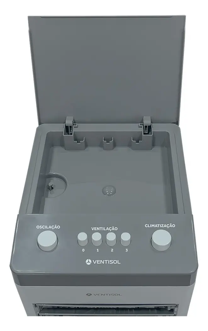 Climatizador Ventisol Cli0601 6 Litros Branco Cinza 60w Branco — foto 4