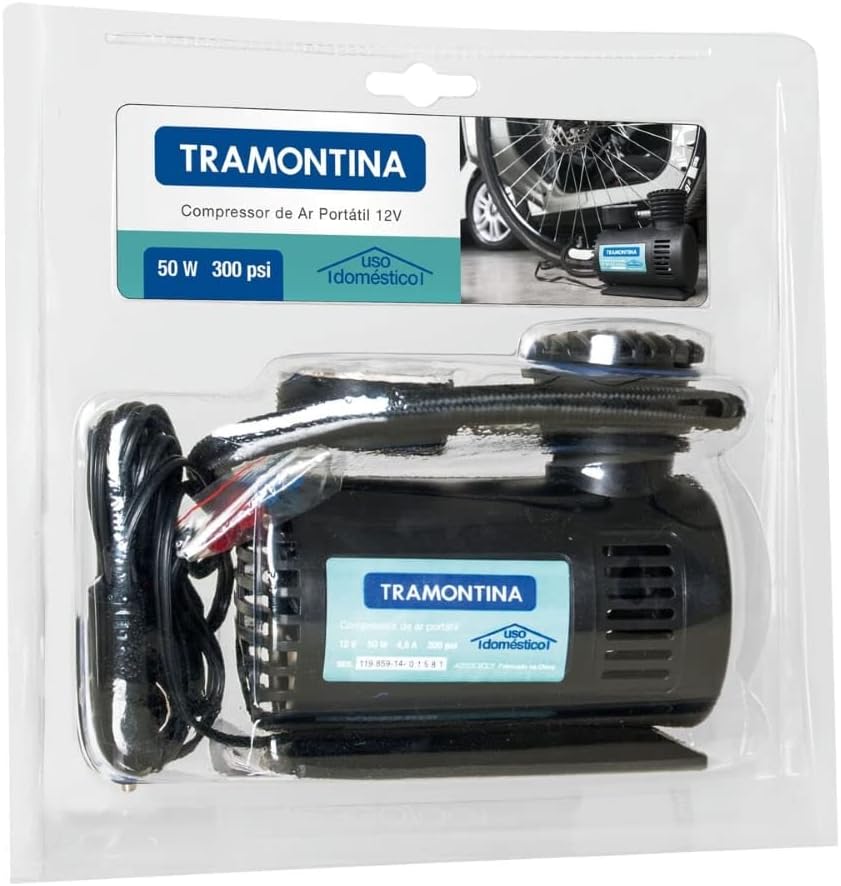 Compressor de Ar Portátil Tramontina 300 psi 50W 12V — foto 4