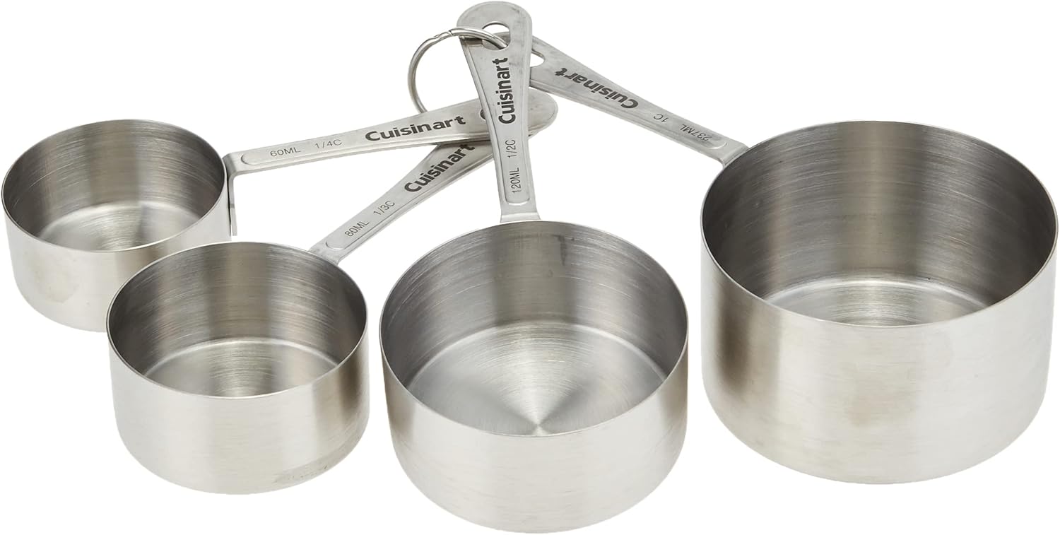 Conjunto Copo Medidor Cuisinart Aço Inox 4 Peças CTG-00-SMC