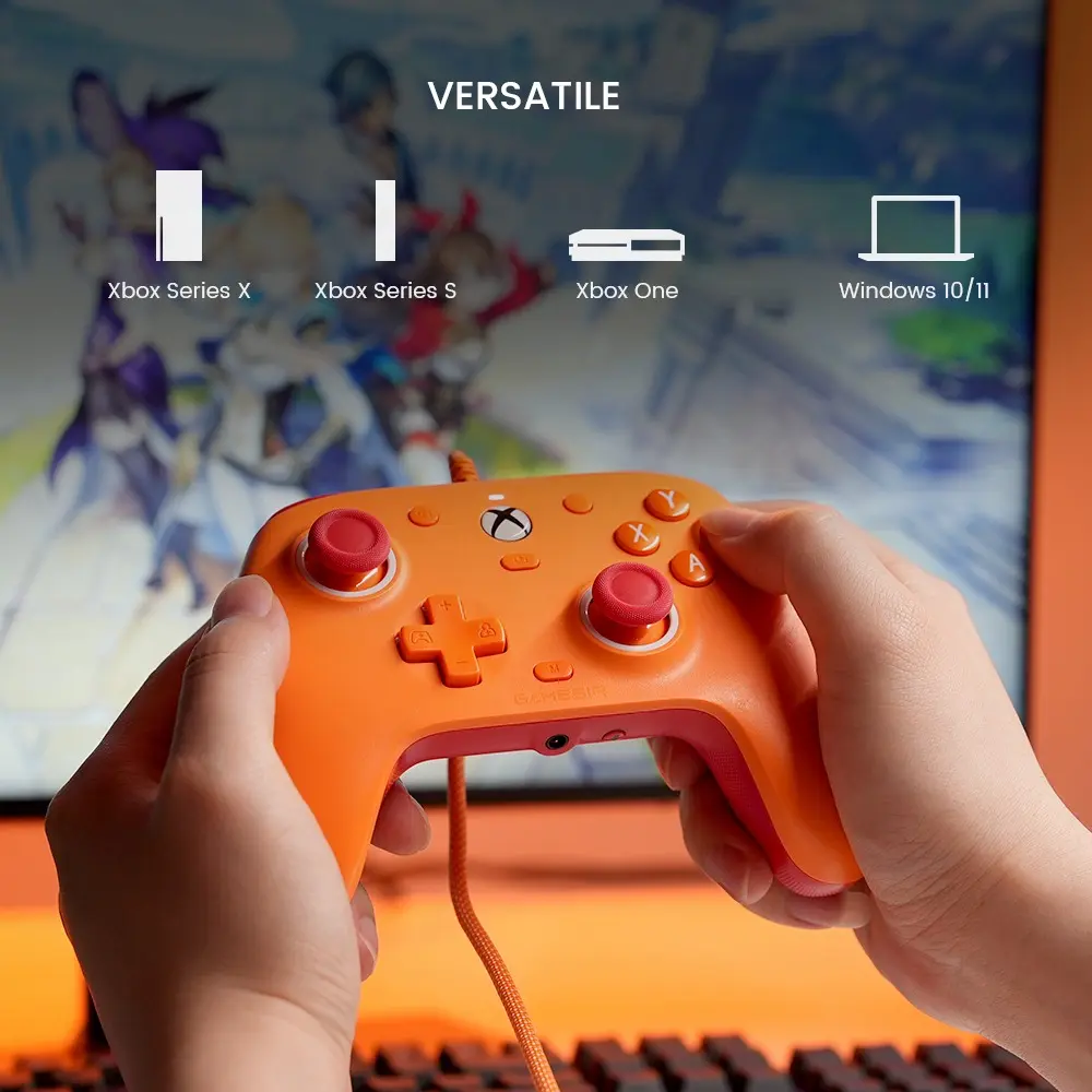 Controle Com Fio Gamesir G7 Se Xbox/pc - Laranja — foto 2