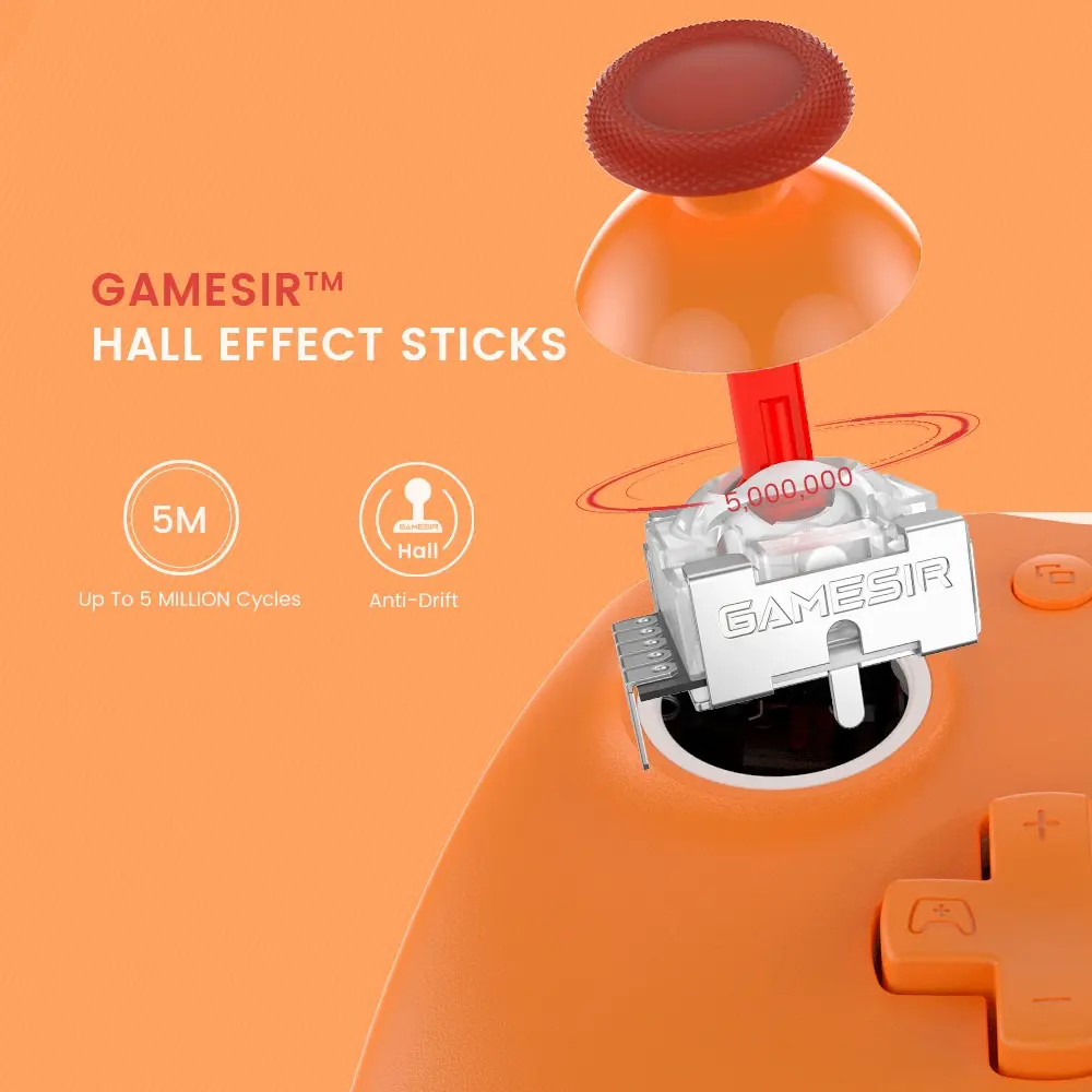Controle Com Fio Gamesir G7 Se Xbox/pc - Laranja — foto 4