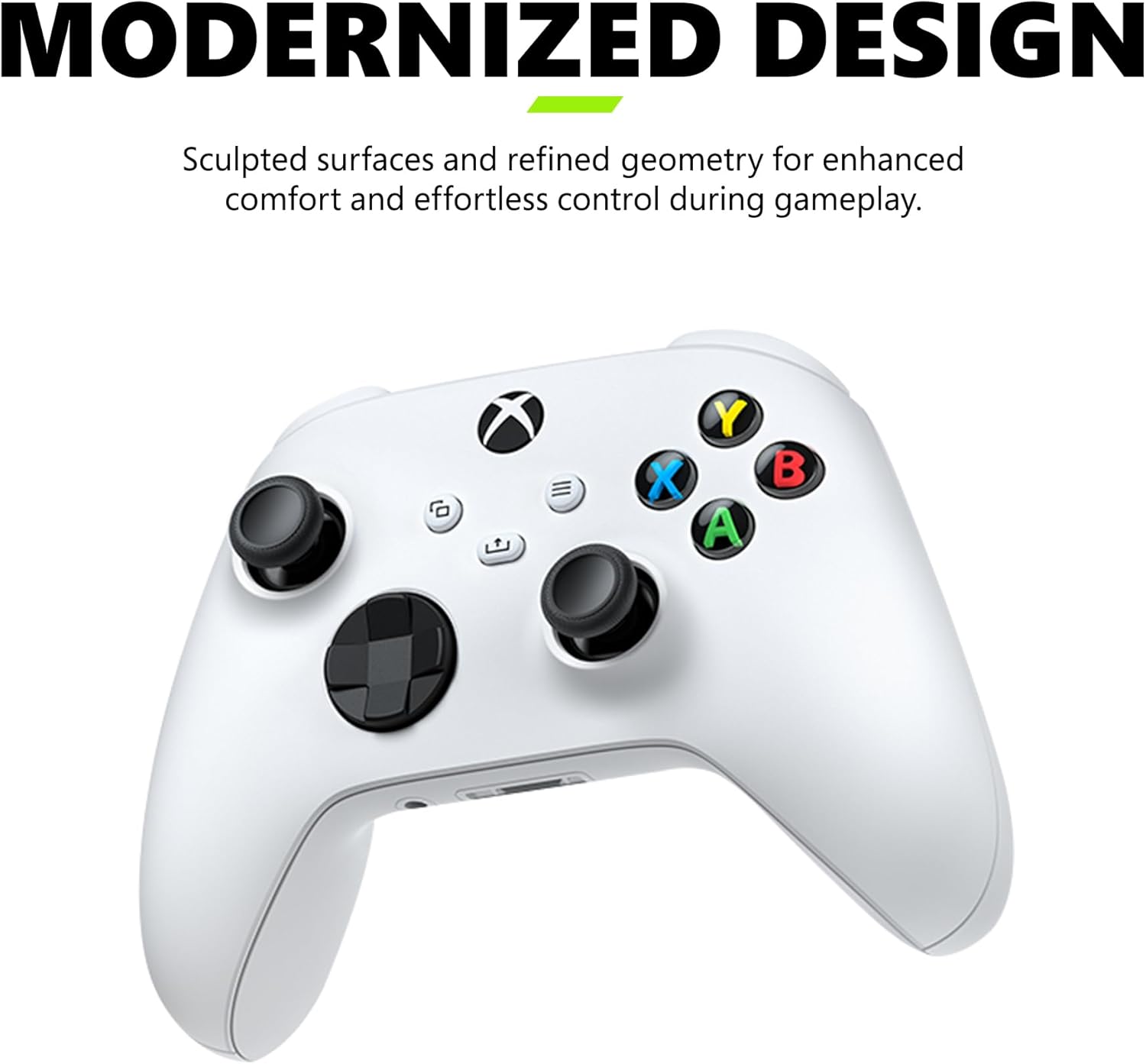 Controle Sem Fio Xbox Robot White — foto 3