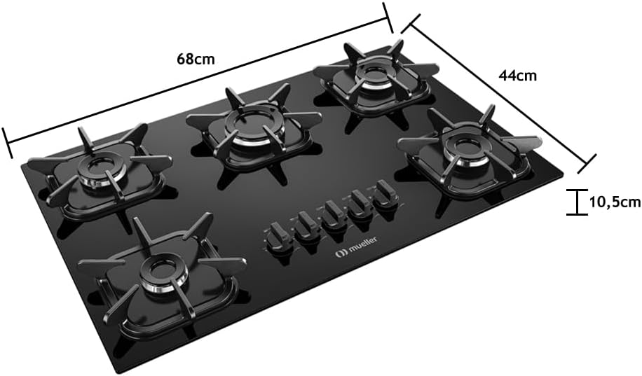 Cooktop 5 Bocas Mueller Bivolt G5 — foto 4