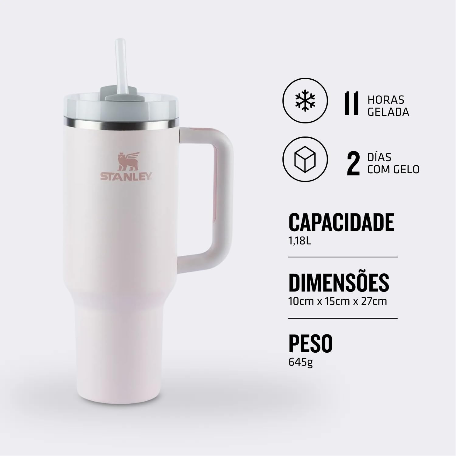 Copo Térmico Stanley Quencher com Isolamento a Vácuo — foto 2