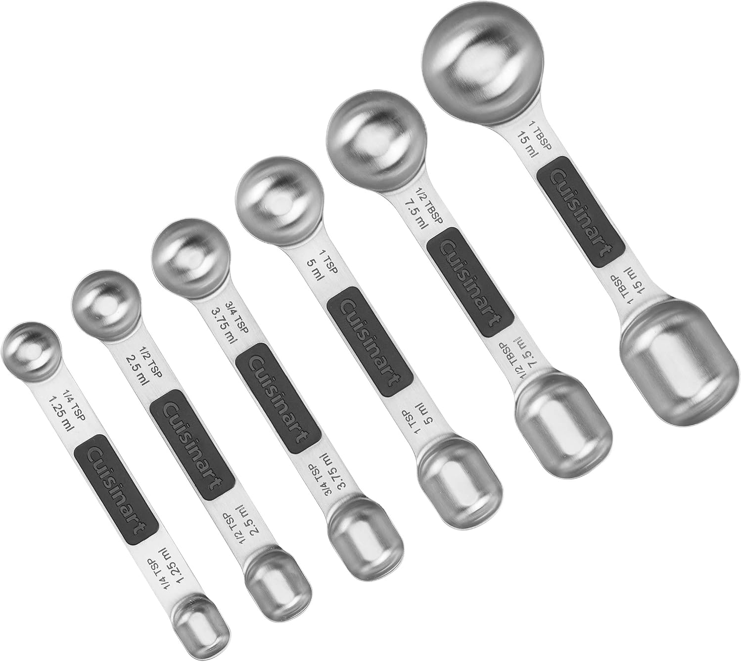 Cuisinart CTG-00-6MSP Conjunto de colheres magnéticas de medição de aço inoxidável 6P