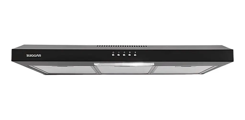Depurador e Exaustor De Ar Suggar Slim DPS181PT 80cm Cor Preto - Bivolt 110V/220V