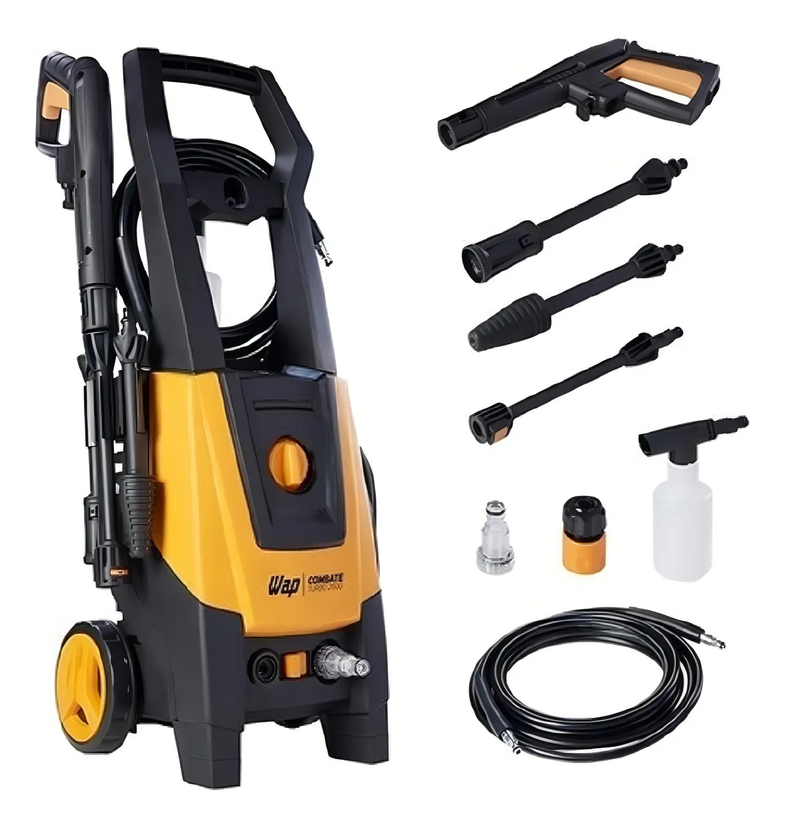 Desobstruidora e Lavadora de Alta Pressão WAP Combate Turbo Ultra 2600 com Motor de Indução - Bivolt 110V/220V