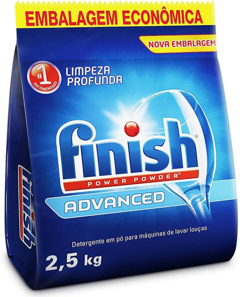 Detergente em Pó para Lava-Louças Finish Power Powder Advanced