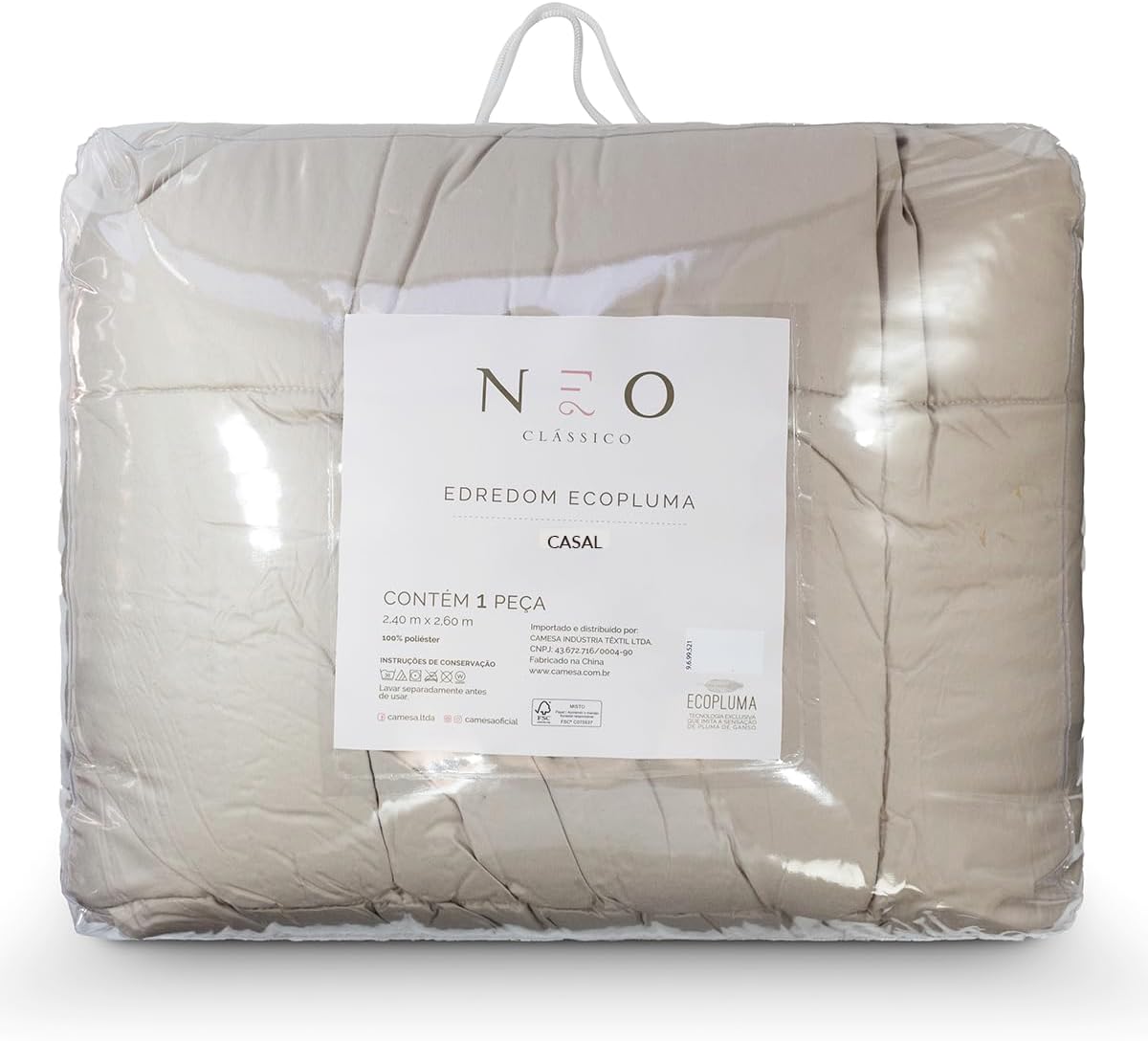 Edredom Fibra Ecopluma Toque de Pluma 300g/m² — foto 3