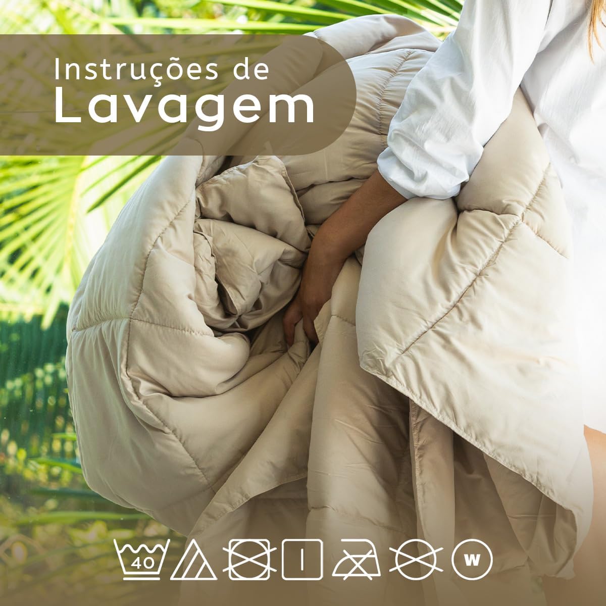 Edredom Fibra Ecopluma Toque de Pluma 300g/m² — foto 4