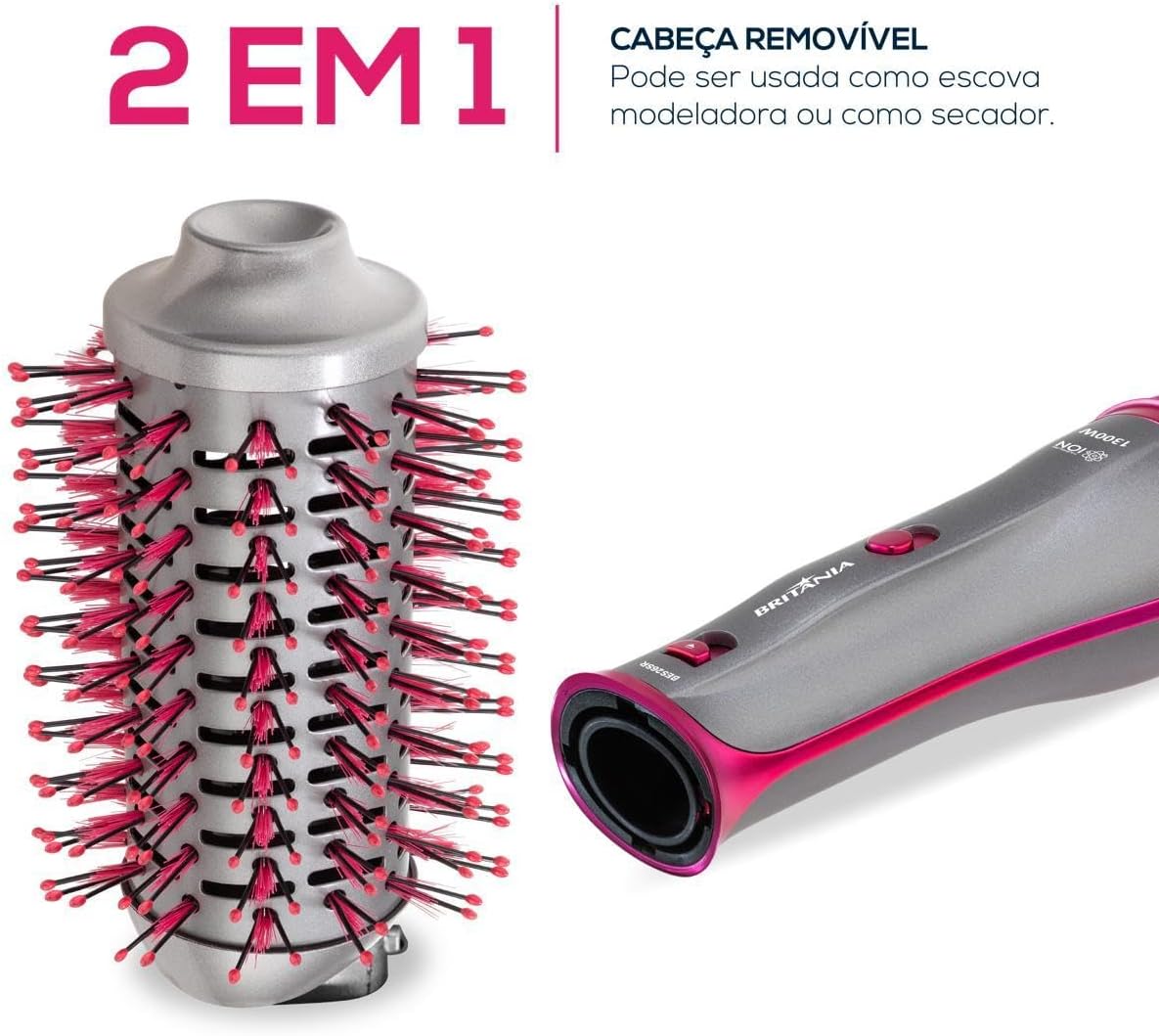 Escova Secadora Britânia BES26SR 4 em 1 1300W Bivolt — foto 6