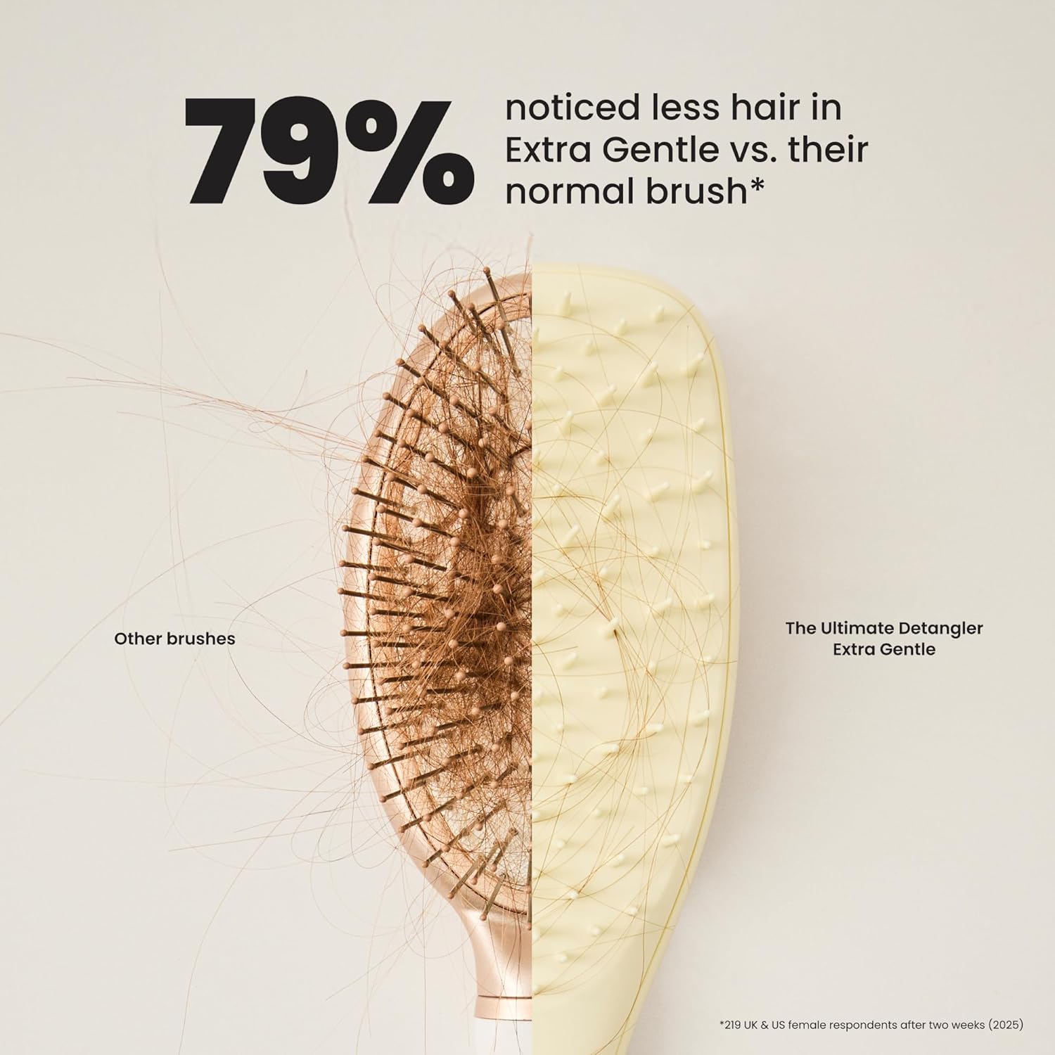 Escova Tangle Teezer The Ultimate Detangler Extra Gentle Amarelo — foto 4