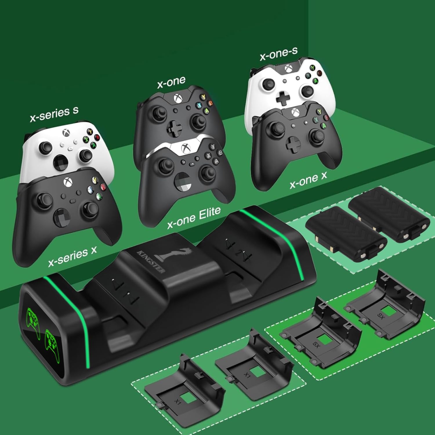 Estação de Carregamento Dupla para Controles Xbox Series S/X — foto 4