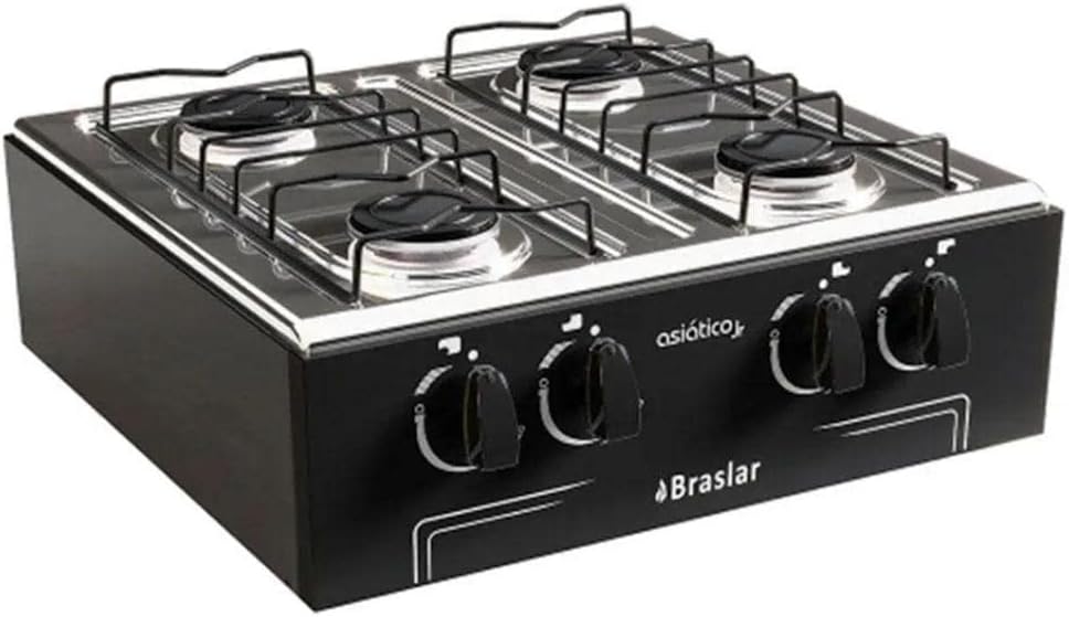 Fogão de Mesa Asiático 4 Bocas Junior Braslar