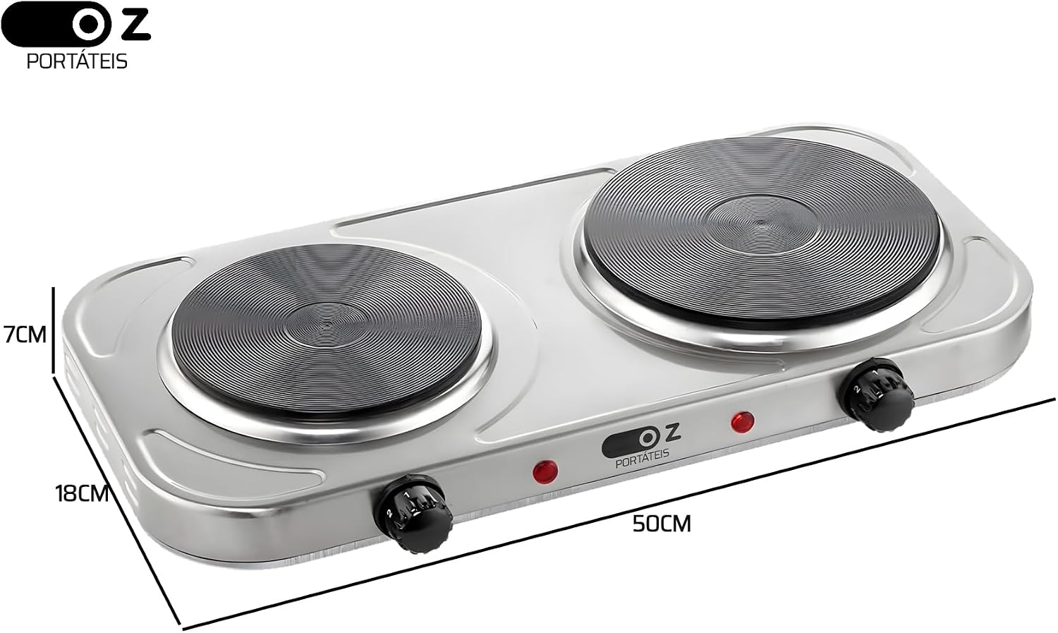 Fogão Elétrico 2 Bocas Cooktop - FE2000_127V — foto 3