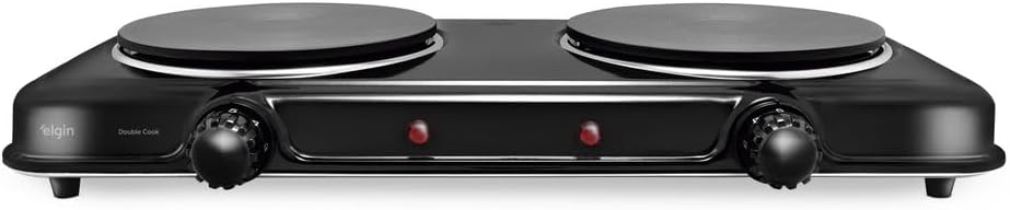Fogão Elétrico Portátil Cooktop Elgin Double Cook 2 Bocas - 110V