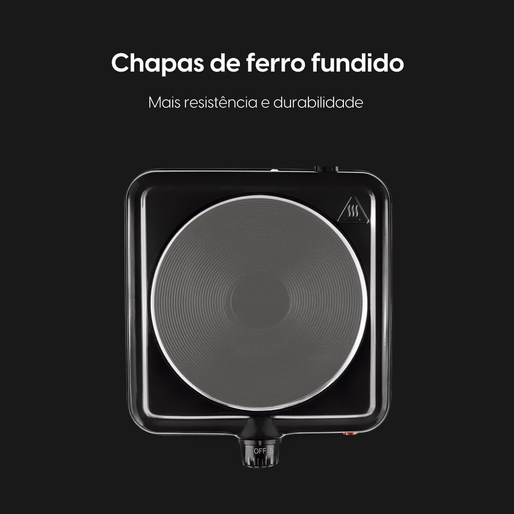 Fogão Elétrico Portátil Cooktop Elgin Single Cook 1 Boca - 220V — foto 5