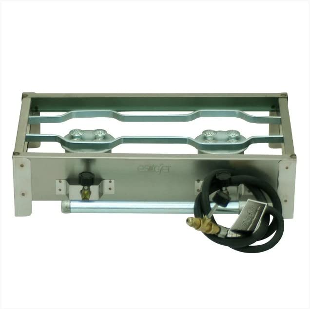 Fogão Industrial Alta Pressão Em Inox 2 Bocas - Fogareiro — foto 2