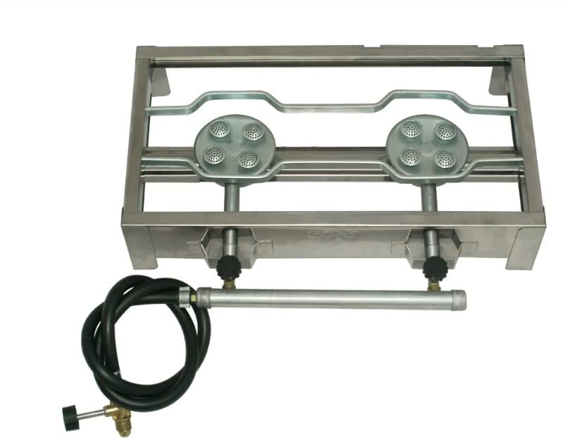 Fogão Industrial Alta Pressão Em Inox 2 Bocas - Fogareiro — foto 3