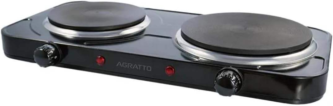 Fogareiro Elétrico em Aço Carbono Preto