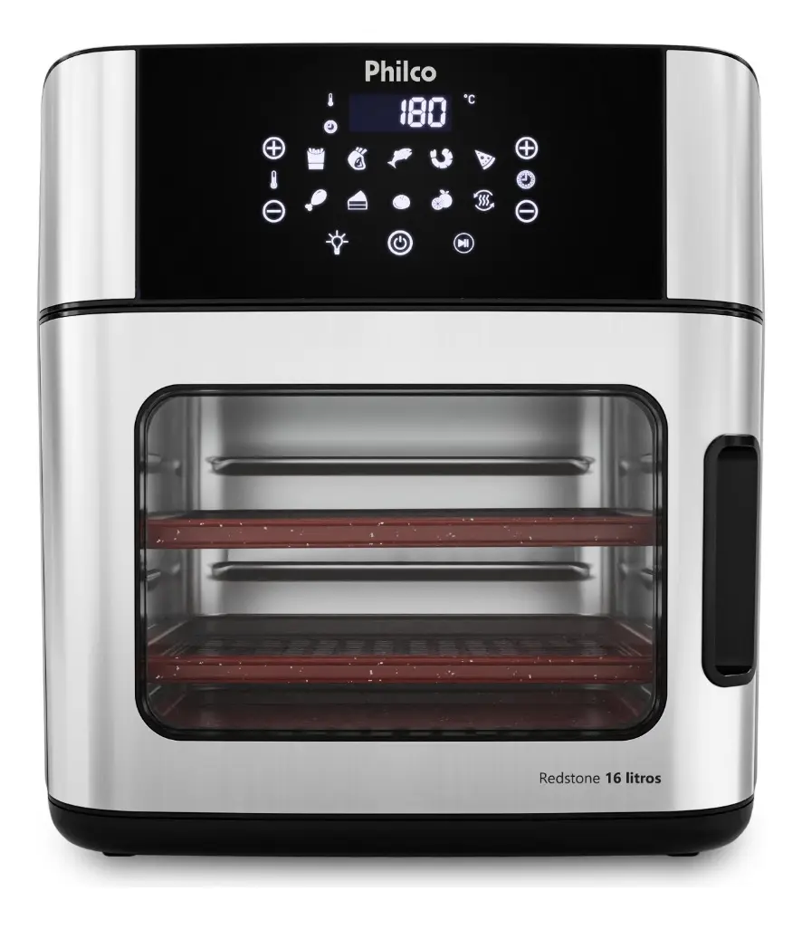 Fritadeira Air Fryer Philco PAF16A 4 Em 1 Painel Digital 16l - Bivolt 110V/220V