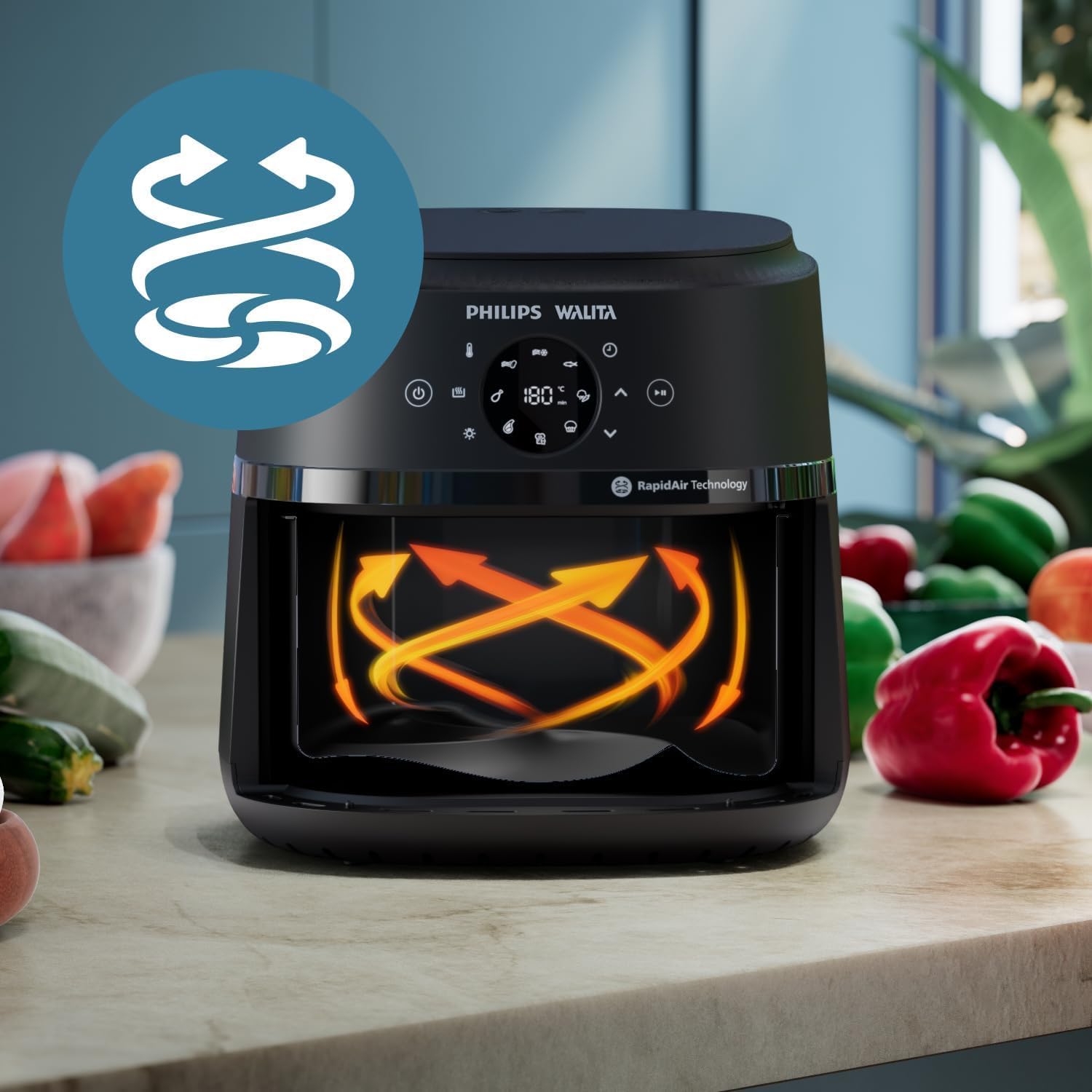 Fritadeira Airfryer com Tecnologia RapidAir e 13 Modos de Preparo — foto 4