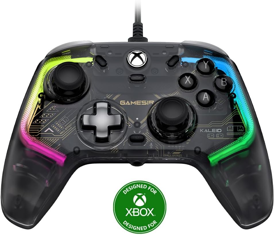 GameSir Kaleid Wired Controller para Xbox com alavancas de efeito Hall e acionadores analógicos