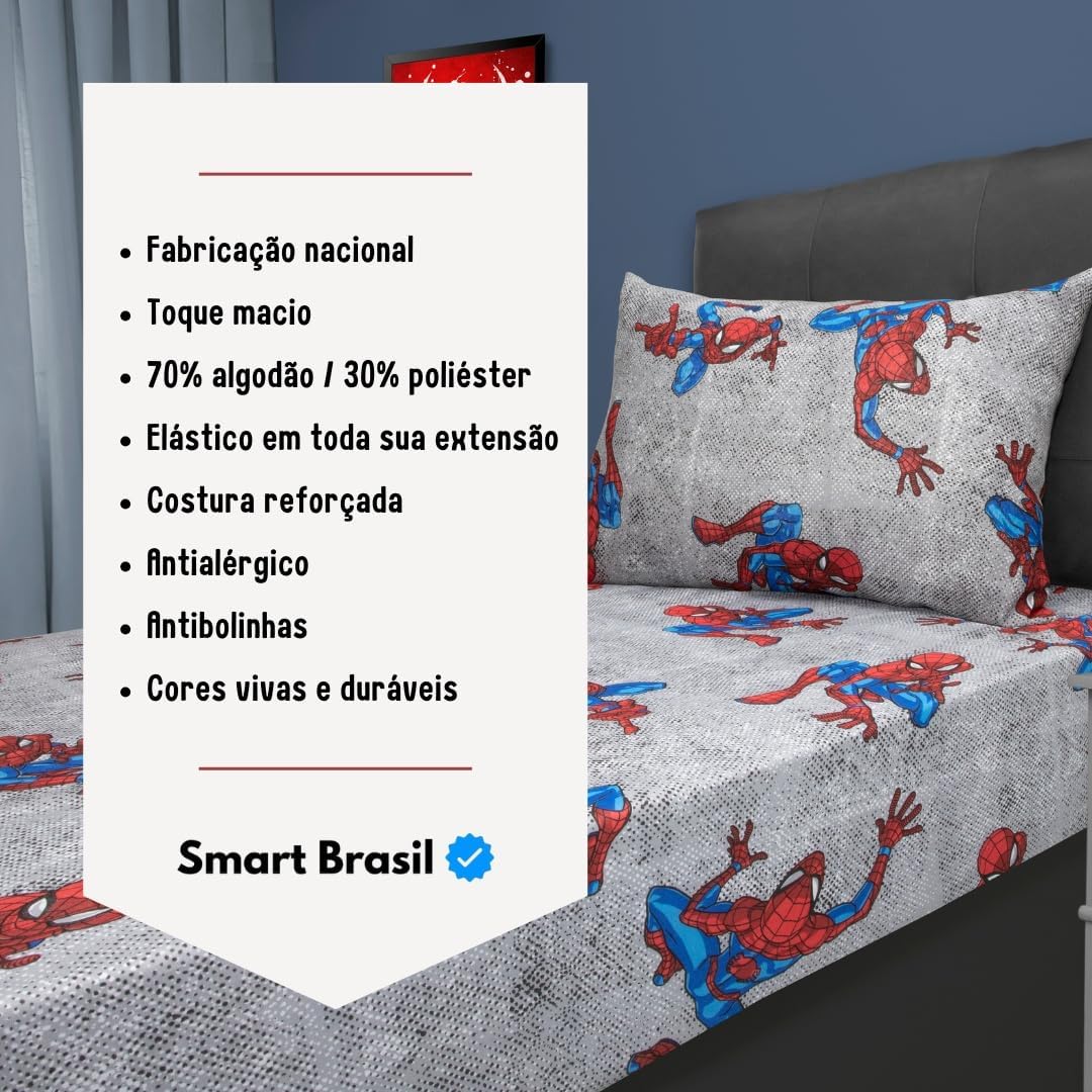 Jogo de Cama Infantil com Desenho de Personagem — foto 5