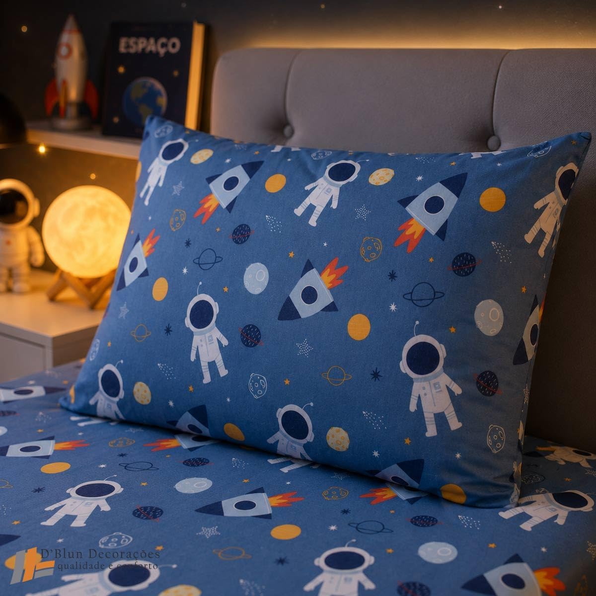 Jogo de Cama Infantil Malha 70% Algodão Estampas Modernas — foto 6